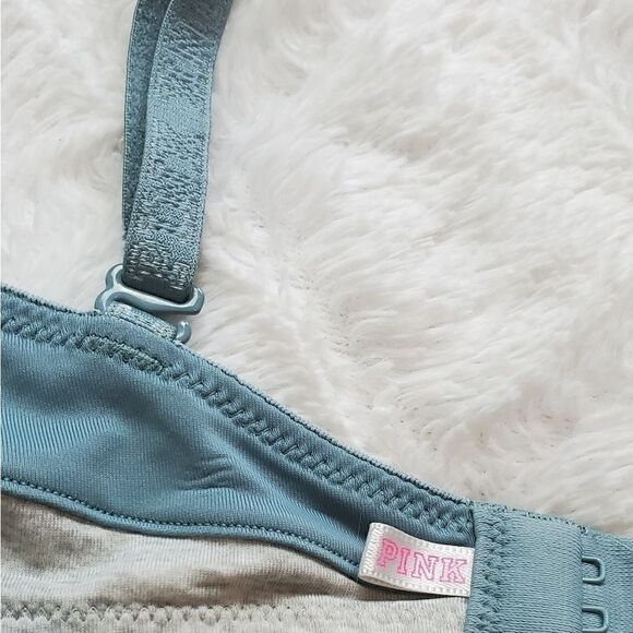 PINK Victoria's Secret Blue & Pink Bra - Picture 3 of 4